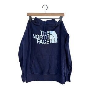 The North Face Hoodie, Black, White Logo, Size Women's‎ XS